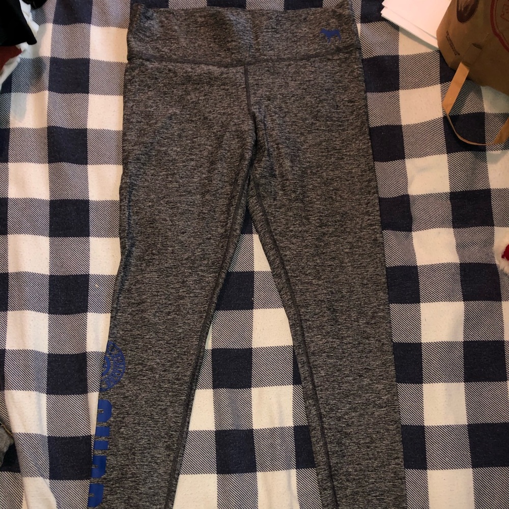 PINK Victoria’s Secret Grey Leggings ! ( Cubs)